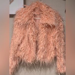 Shag fur jacket